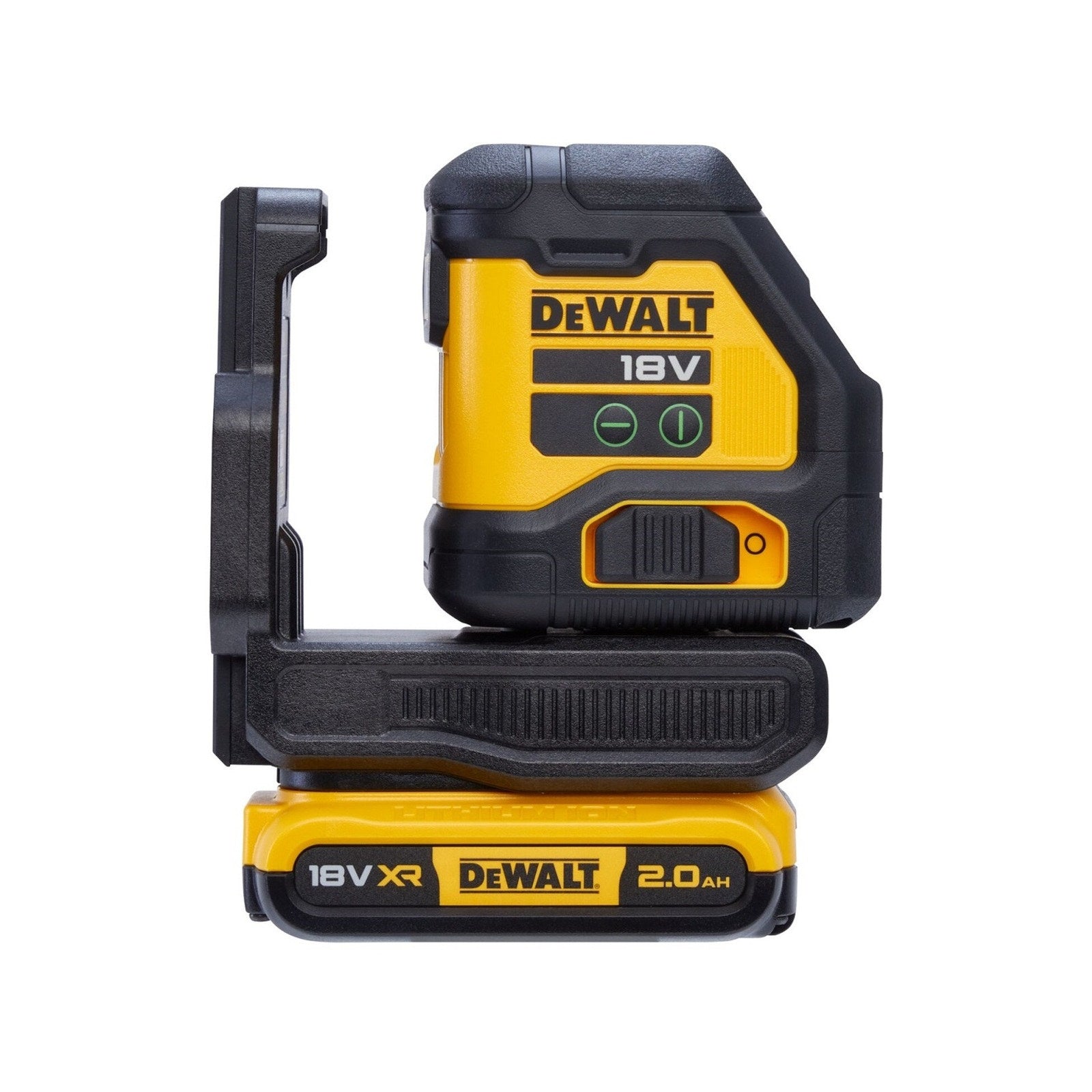 DeWALT 18V XR Li-ion Compact Green Beam Cross Line Laser Kit DCLE34021D1-XE