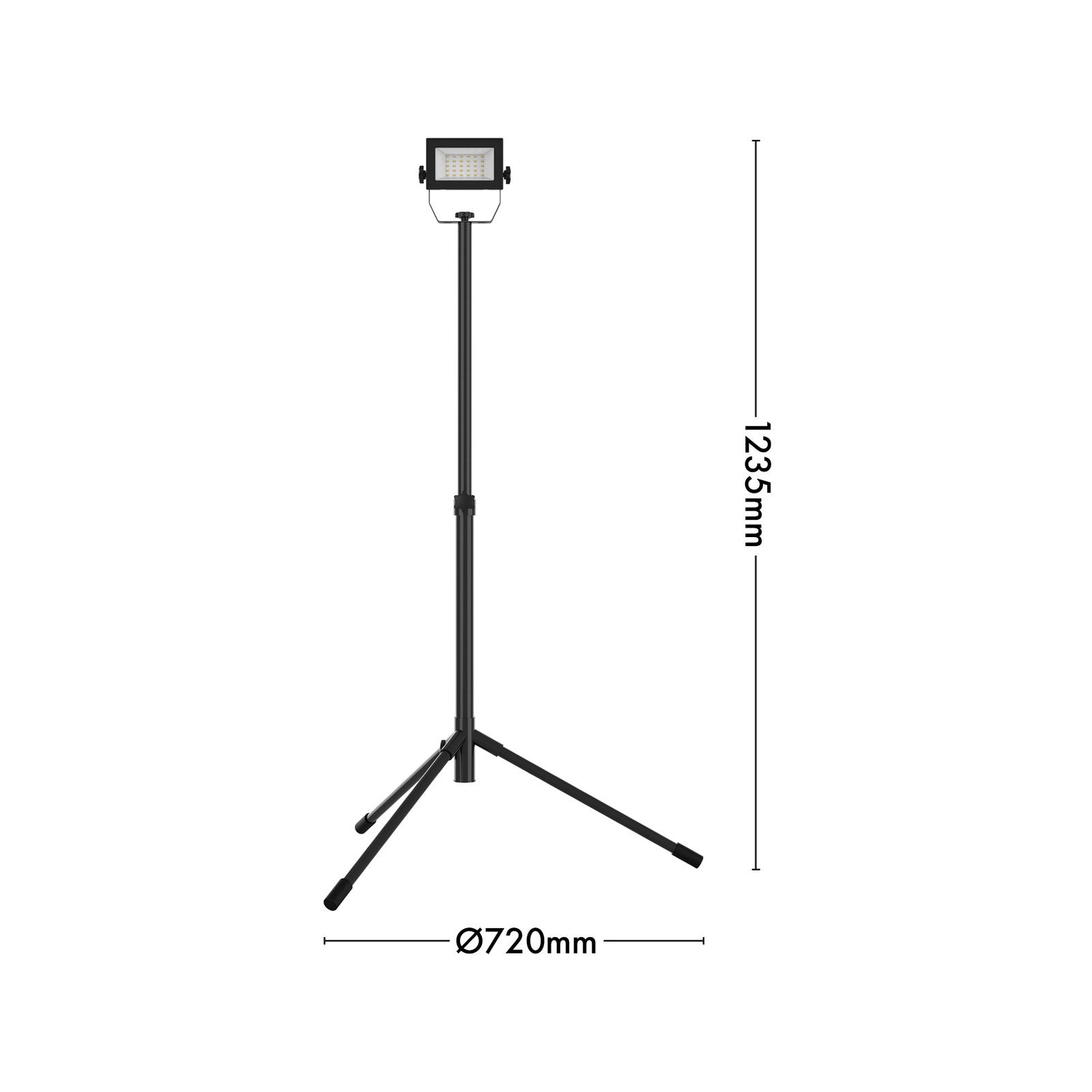Arlec 30W LED Worklight with Tripod 2400 Lumens Outdoor WL2330