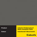 Cabot's 2L Colorbond Monument Timbercolour Deck & Exterior Paint Water Based