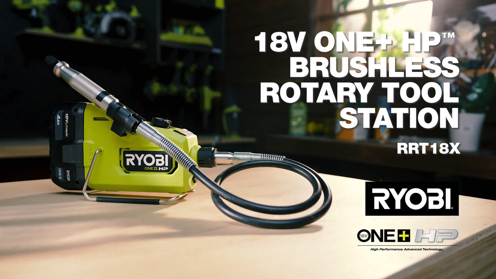 Ryobi 18V ONE+ HP Brushless Rotary Tool - Tool Only (RRT18X)