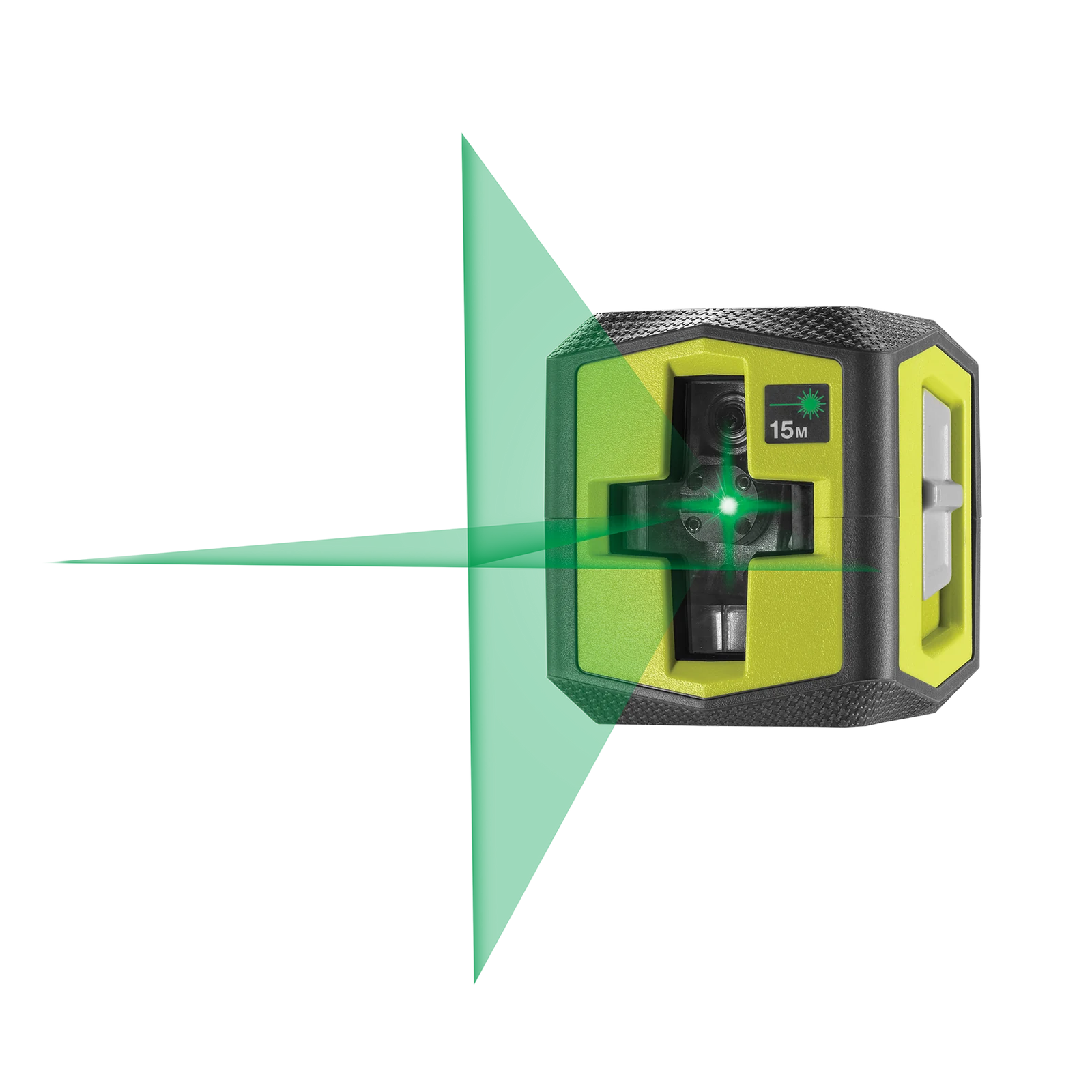 Ryobi 15m Green Cross Line Laser - Self-Levelling (RLL15GN)