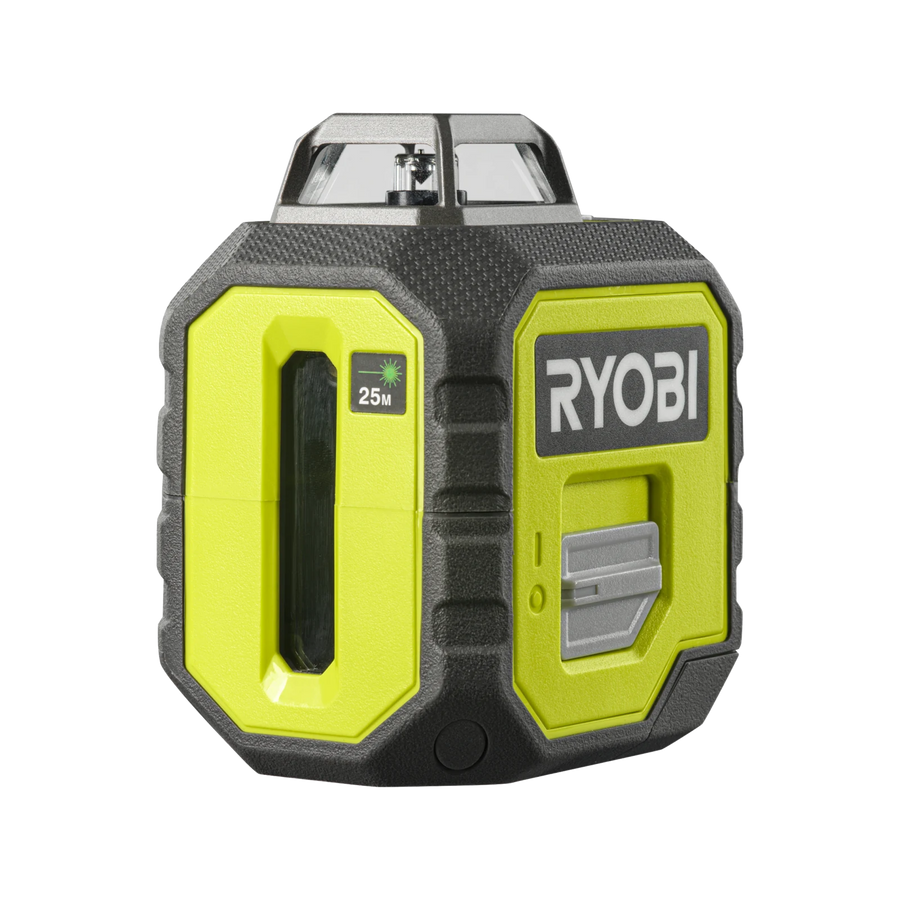 Ryobi 25m 360° Green Line Laser - Self-Levelling (RLL25GN)