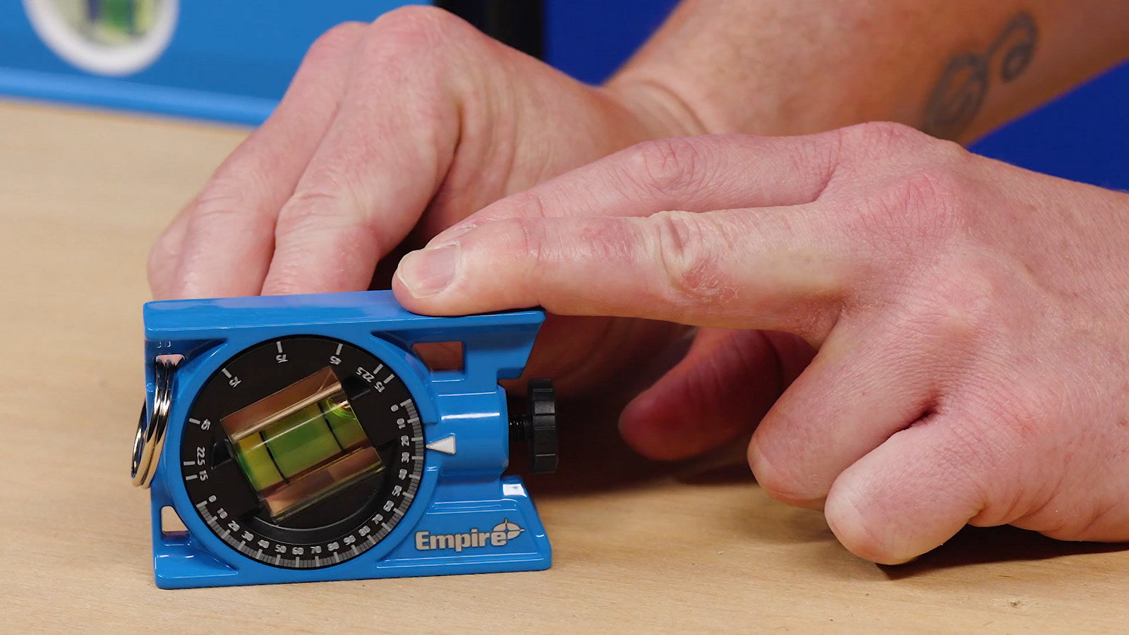 Empire 360° Pocket Level with Rotating Vial - 0.5mm/m Accuracy