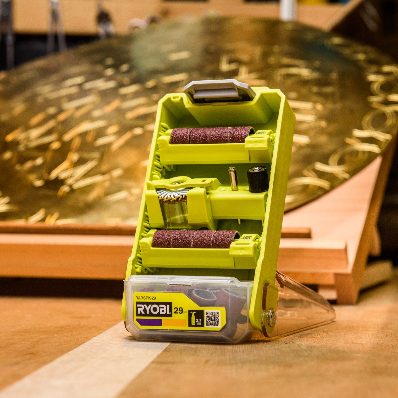 Ryobi Polishing and Sanding Set - 29 Piece (60, 120, 240 Grit Bands and Discs)
