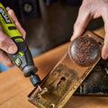 Ryobi Steel Wire Brush Set for Rotary Tools - 2 Pack (Fanned and Flat Head)