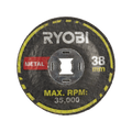 Ryobi 38mm Twist Lock Grinding Discs - 2 Pack