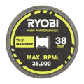 Ryobi 38mm Twist Lock Tile Cutting Wheel with Diamond Coating