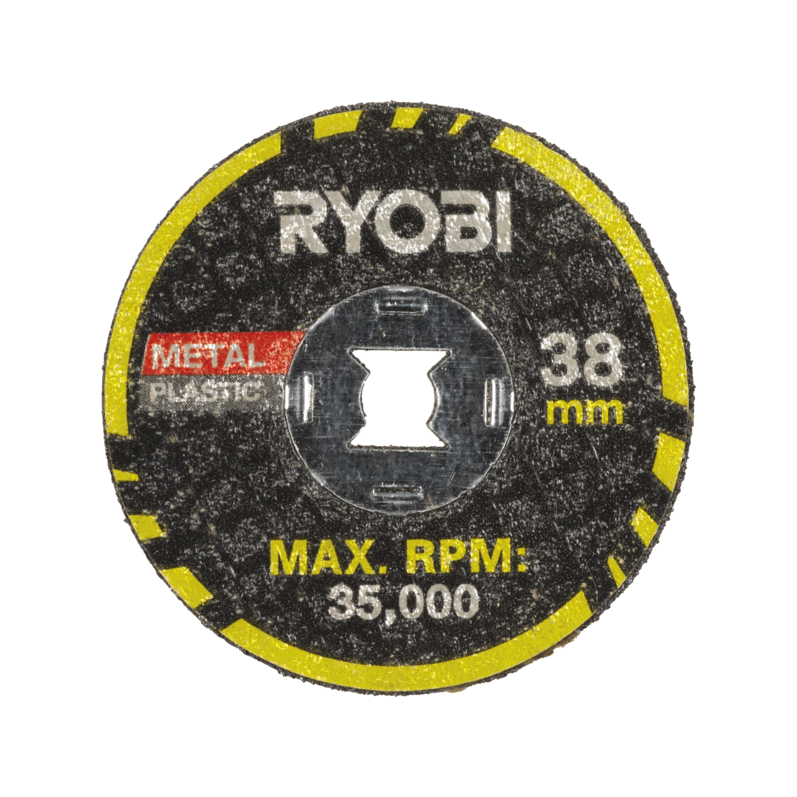 Ryobi 38mm Rotary Twist Lock Cutting Disc for Metal and Plastic - 5 Pack