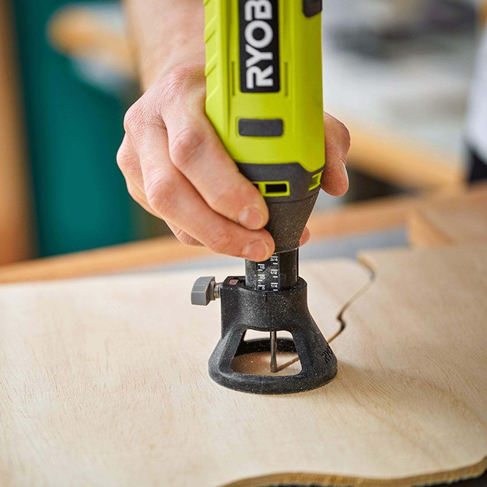 Ryobi Rotary Multi-Material Cutting Set - 4 Piece with Cutting Guide