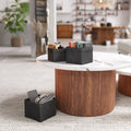 Flexi Storage Living 7L Dark Grey Square Felt Baskets - Set of 3, Stackable