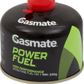 Gasmate 230g Power Fuel Iso-Butane Cartridge, Screw-Type for Stoves & Lanterns