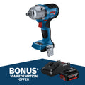 Bosch Professional 18V Cordless Impact Wrench 450Nm GDS 18V-450 HC, Skin Only 06019K4000