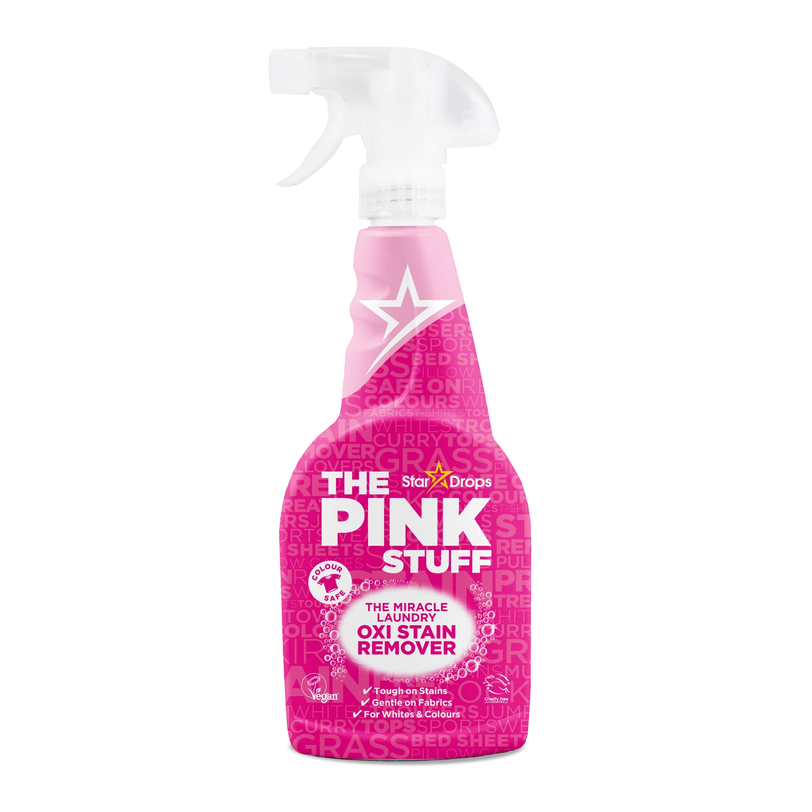The Pink Stuff 500ml Oxi Stain Remover Spray for Colour-Fast Fabrics