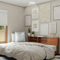 Brilliant Calle 30cm Tri-Colour LED Oyster Ceiling Light, 24W Plug-In DIY 22316/05