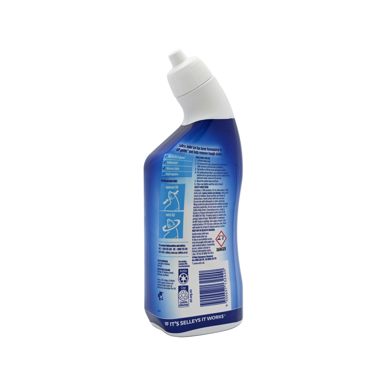 Selleys Complete Clean Toilet Gel 700ml Blue