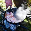 Jumbuck 2.5L Large Cast Iron Skillet for Camping and Outdoor Cooking