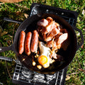 Jumbuck 2.5L Large Cast Iron Skillet for Camping and Outdoor Cooking