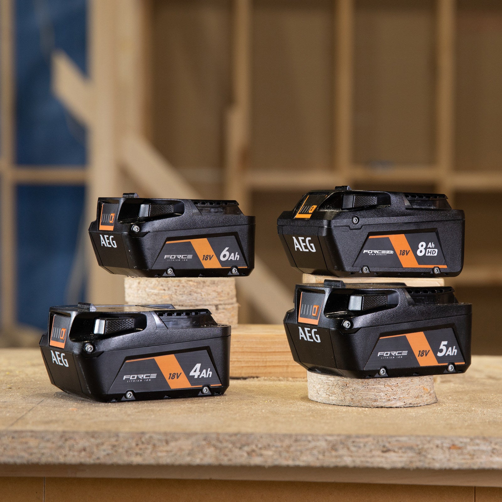AEG 18V 8.0Ah FORCE HD Battery A18OB8 High-Density Cells