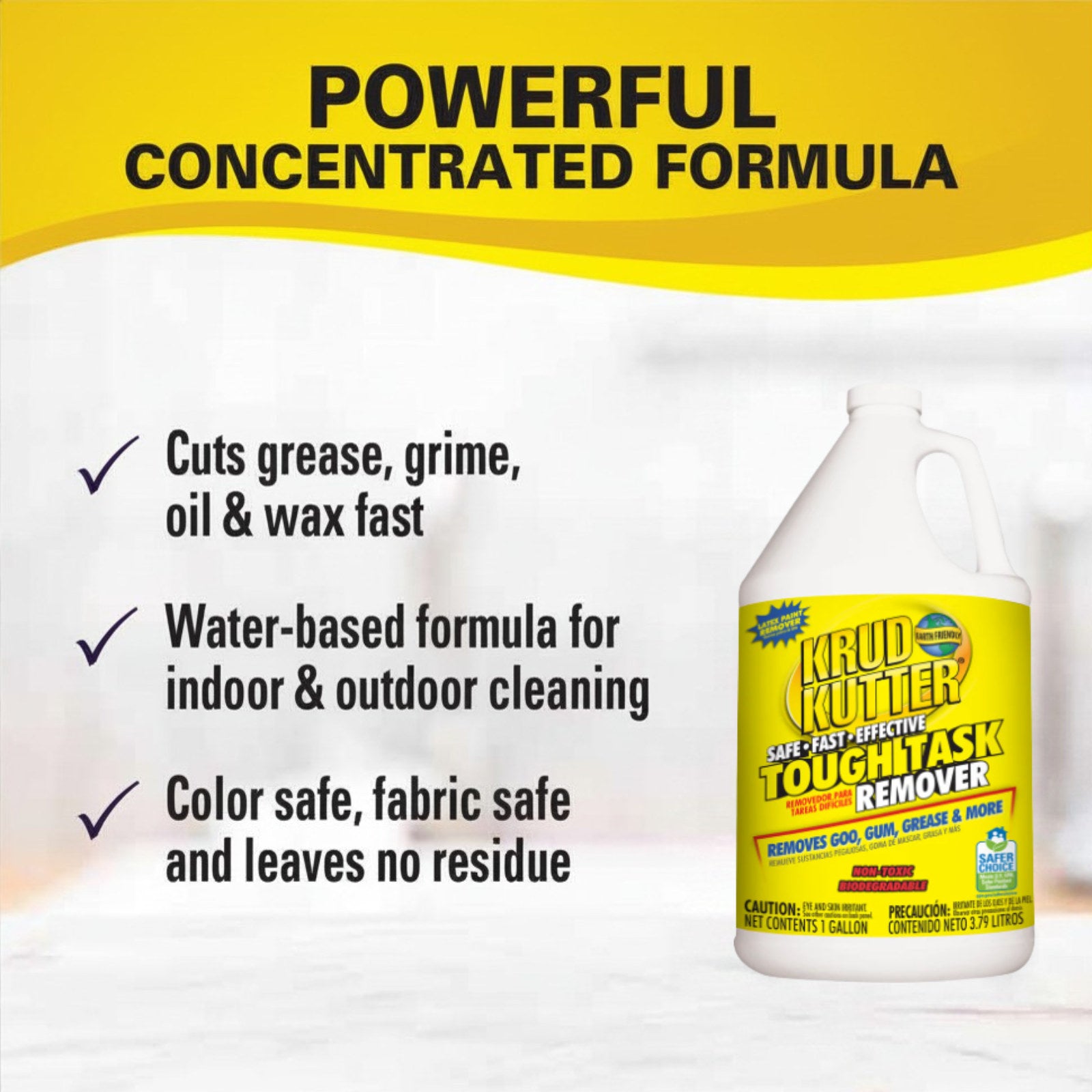 Krud Kutter Tough Task Remover 3.78L - Multi-Surface Refill