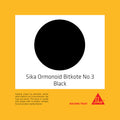 Sika 1L Ormonoid Bitkote No.3 Water-Based Bitumen Waterproof Compound
