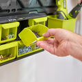 Ryobi LINK Small Wall Parts Organiser 6 Clear Bins Indoor