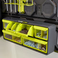 Ryobi LINK Small Wall Parts Organiser 6 Clear Bins Indoor