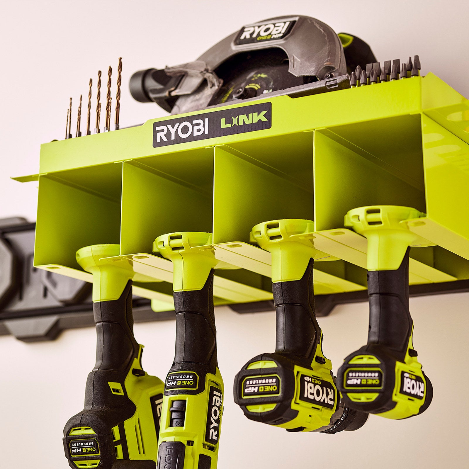Ryobi LINK Steel Tool Organiser Shelf Indoor Wall Storage