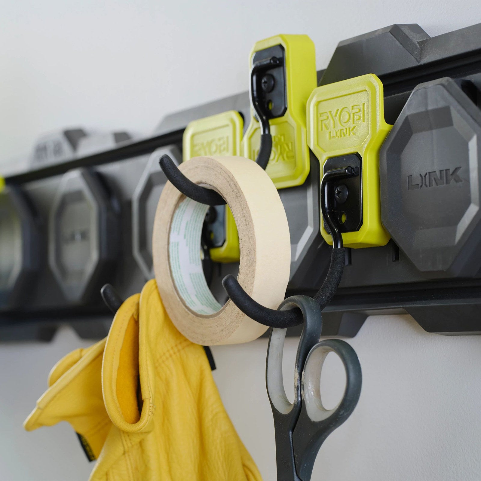 Ryobi LINK Reversible Steel J Hook 22.6kg Capacity Indoor Wall Storage