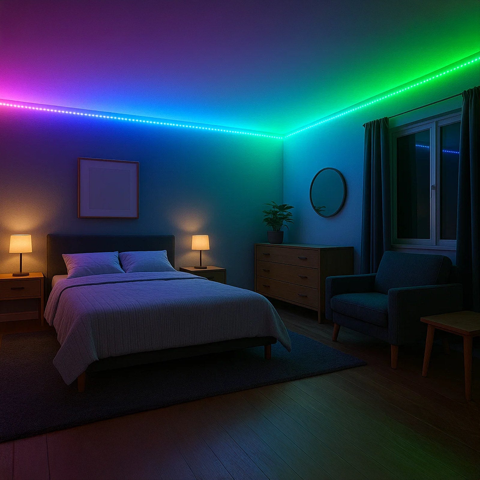 Arlec Grid Connect Smart 5m RGBW LED Strip Light, 18W 24V Indoor ALD563HA
