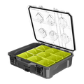 Ryobi LINK Small Parts Organiser, Detachable Bins, Adjustable Dividers, Modular Storage RLORGC