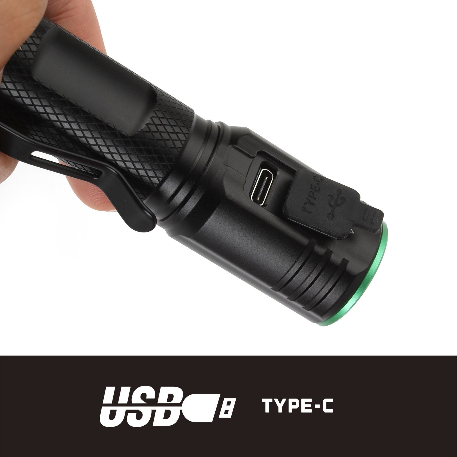 SWISS+TECH 2000lm Rechargeable LED Turbo Flashlight USB