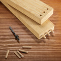 Ryobi 6mm Fluted Dowels - 100 Pack Kiln-Dried for Strong Timber Joints
