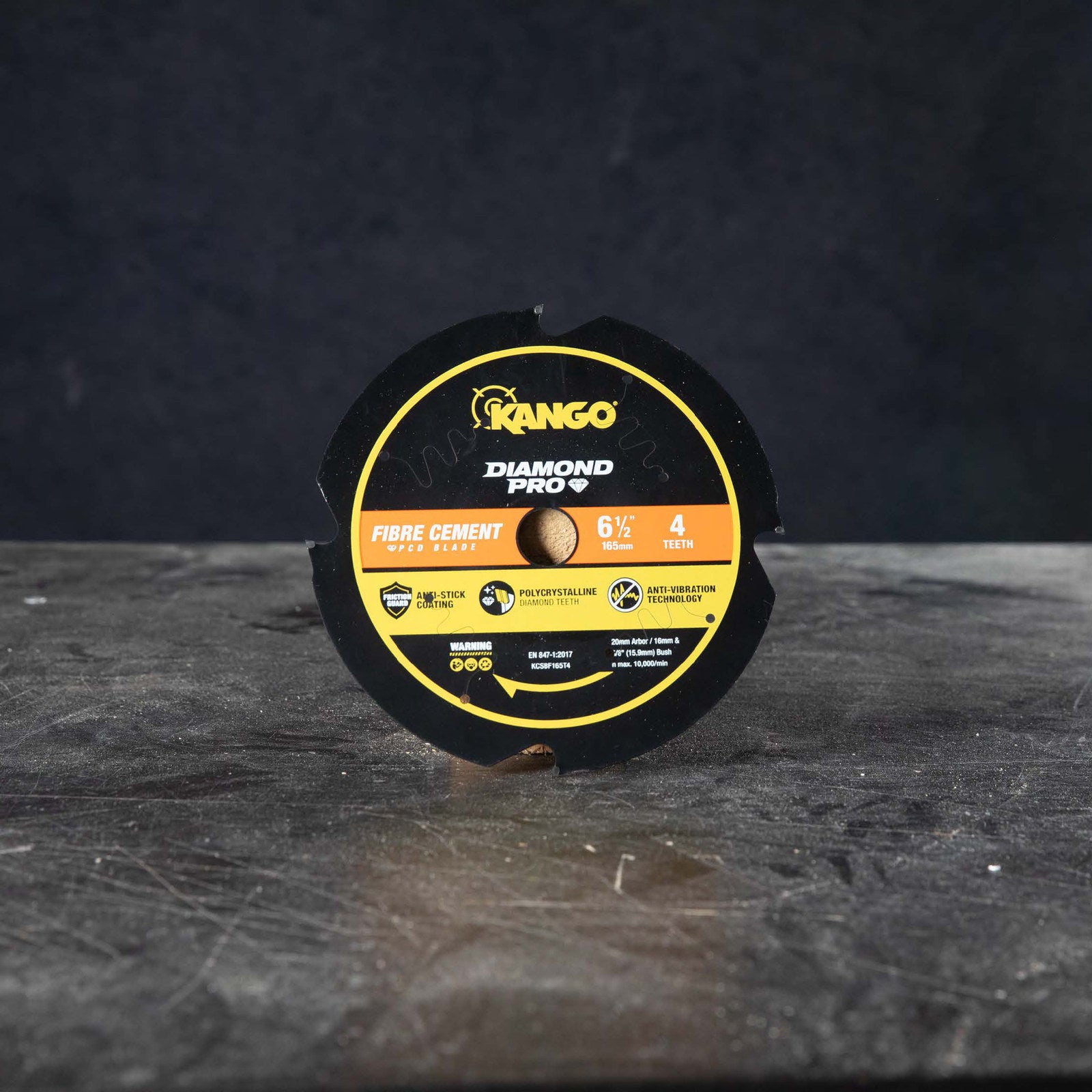 Kango 165mm Diamond Pro PCD Fibre Cement Circular Saw Blade