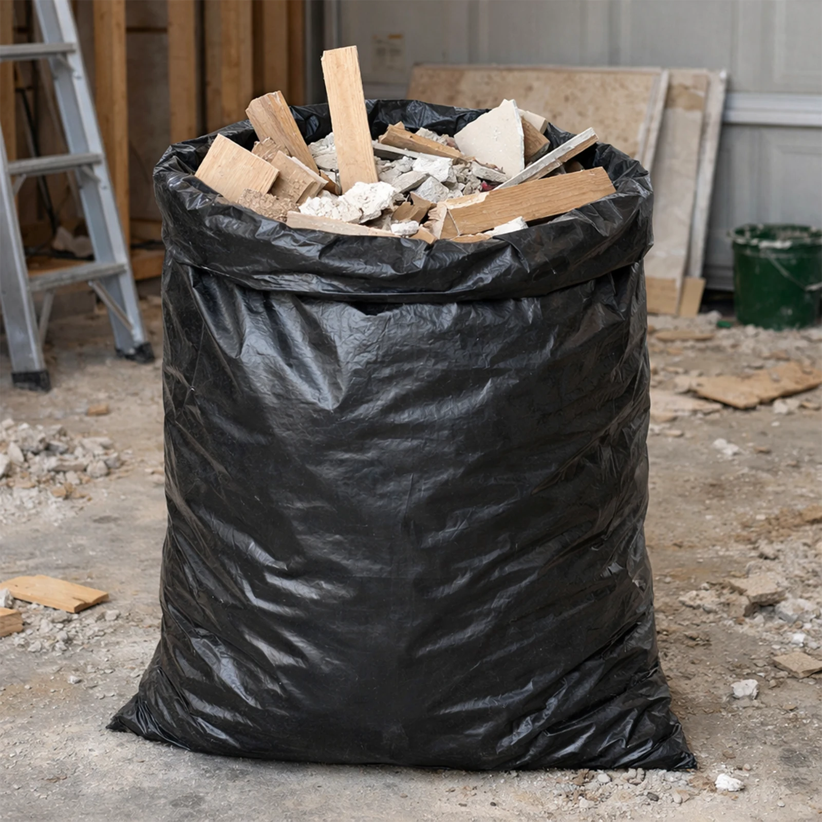 Grunt 158L Black Heavy Duty Clean Up Bags