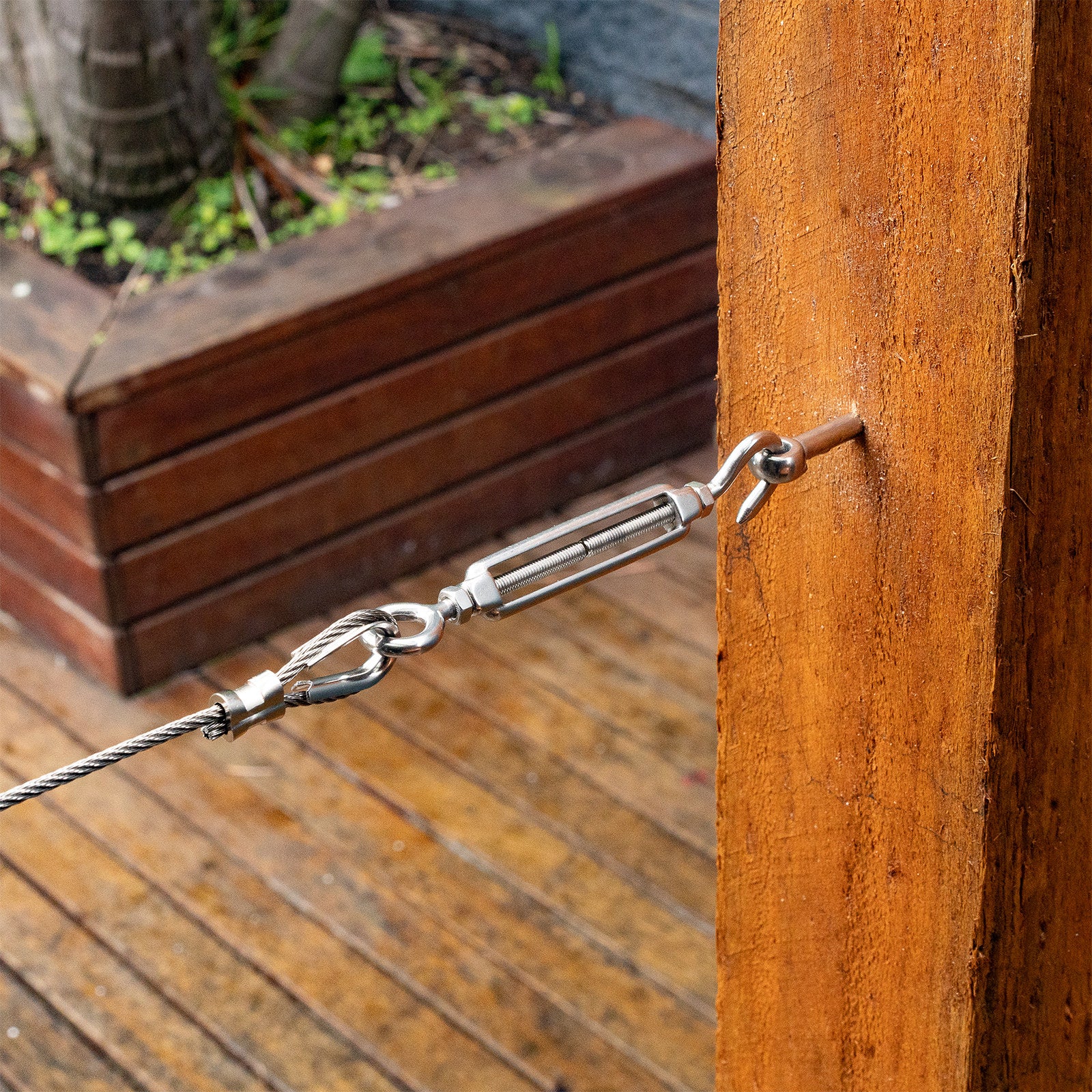 Taskmaster 5mm 316 Stainless Steel Hook/Eye Turnbuckle Balustrade Kit