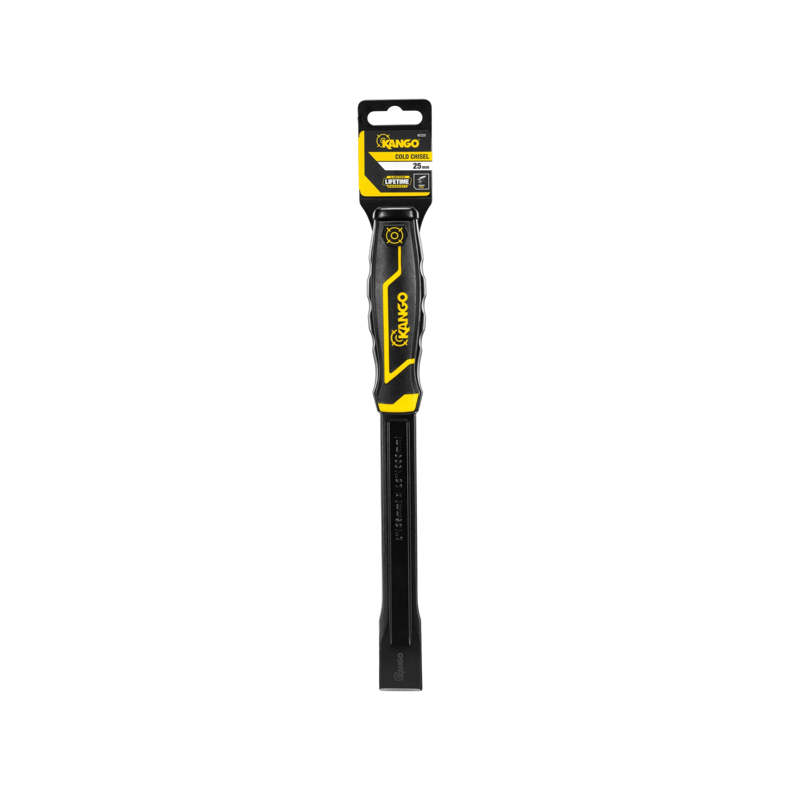 Kango 25mm Cold Chisel, One-Piece Forged CR-V Steel with TPR Handle