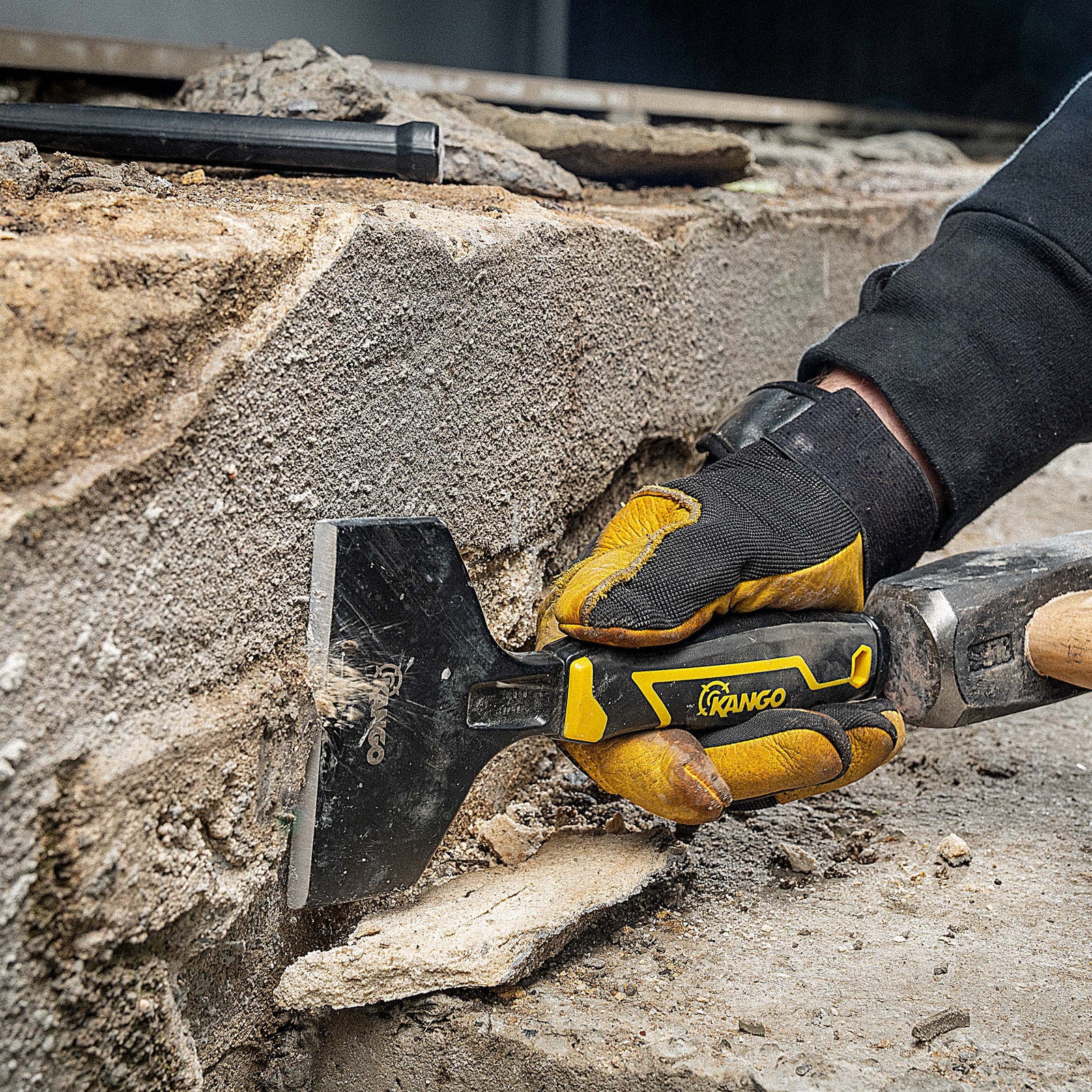 Kango 115mm Masonry Chisel, One-Piece CR-V Steel for Brick, Tile & Concrete