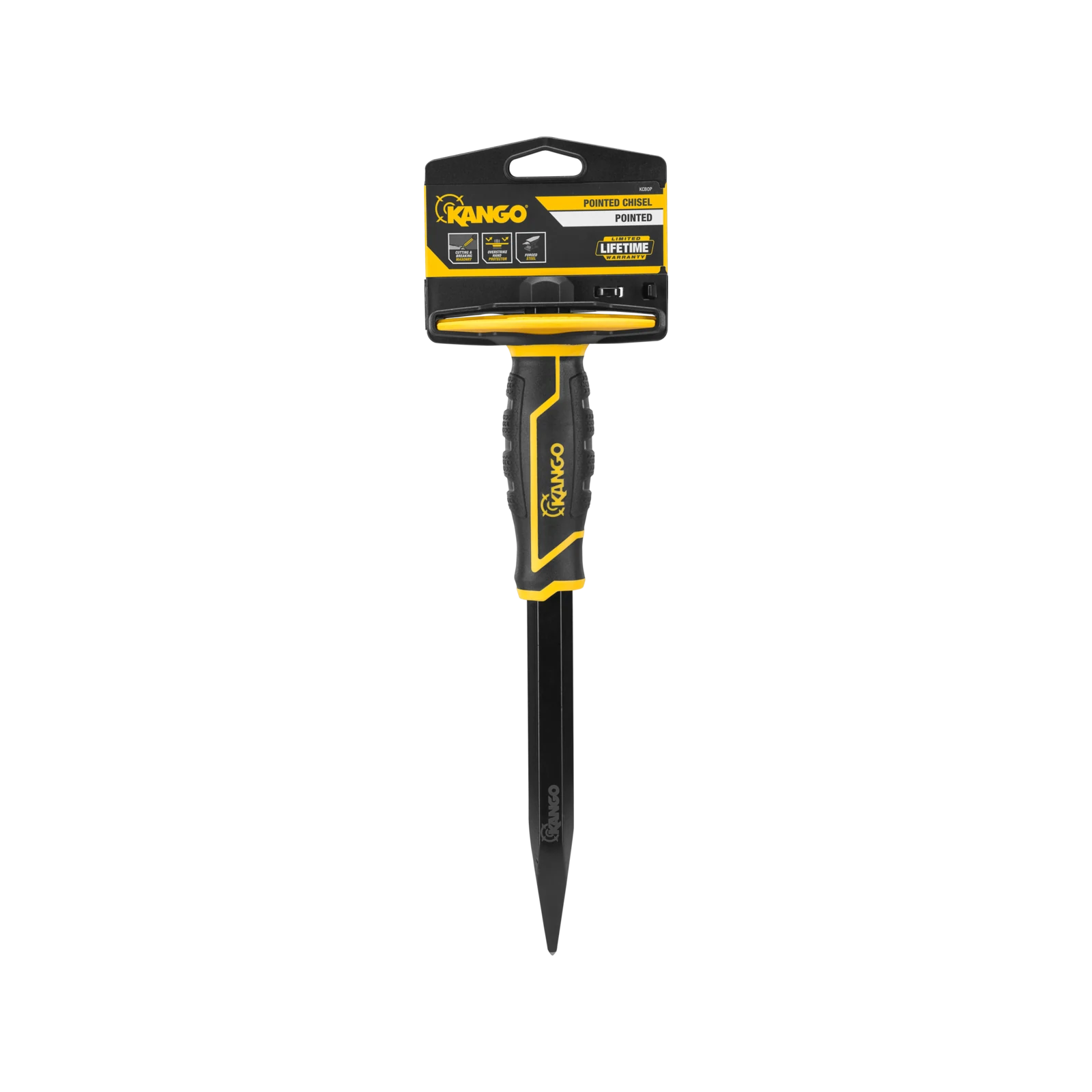 Kango 3mm Masonry Chisel with Hand Protector for Brick, Tile & Concrete