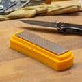 Smith's 4" Fine Diamond Sharpening Stone with Cover for Knives