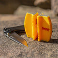 Smith's 2-Step Knife Sharpener, Tungsten Carbide & Ceramic, 20° Preset