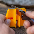 Smith's 2-Step Knife Sharpener, Tungsten Carbide & Ceramic, 20° Preset