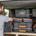 AEG Quickstack 2.0 Medium Toolbox, Modular Stackable Storage