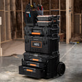 AEG Quickstack 2.0 Medium Toolbox, Modular Stackable Storage