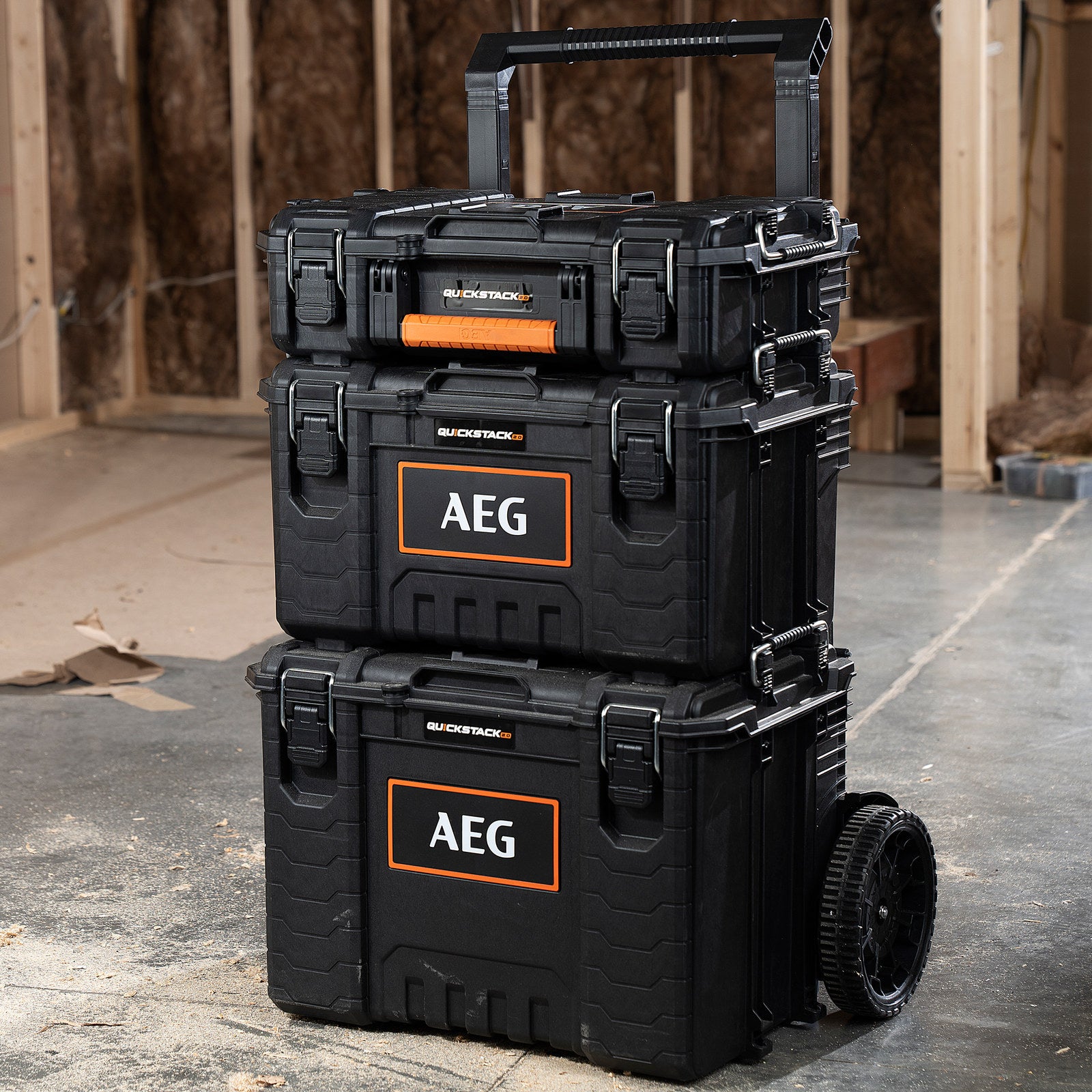 AEG Quickstack 2.0 Clear Top Half Organiser