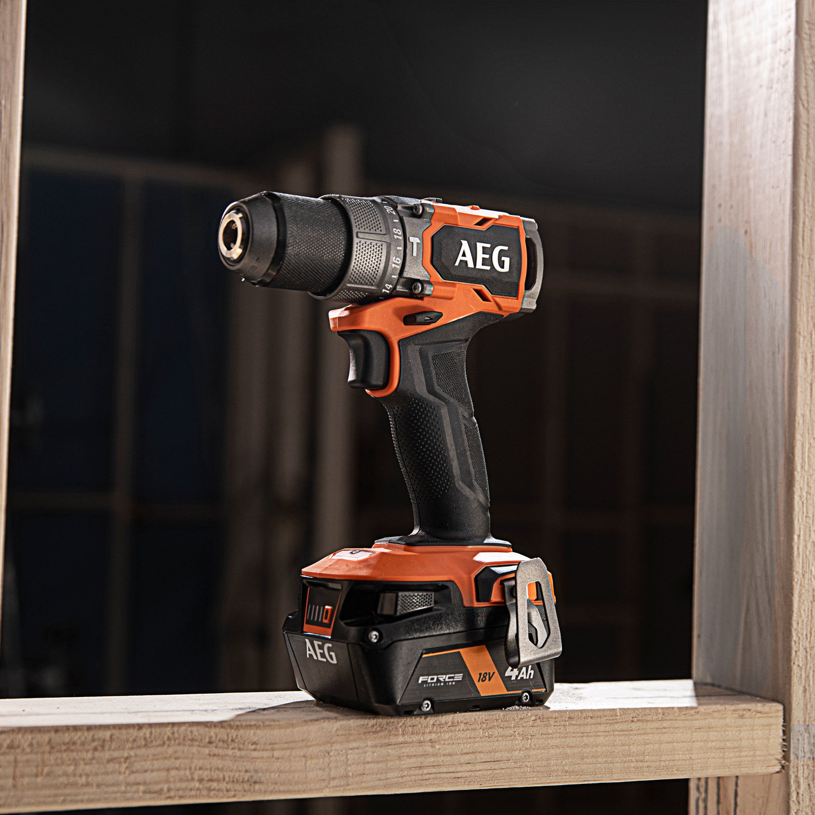 AEG 18V Brushless Sub-Compact Hammer Drill Skin Only A18SPDBL0