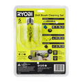 Ryobi 5 Piece Drill Brush Set with Extension Bar