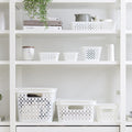 Boxsweden Kept 34.5 x 25 x 6.5cm 4.7L Large White Organiser Tray