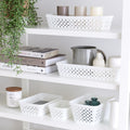 Boxsweden Kept 23.5 x 16 x 6.5cm 2L White Organiser Tray