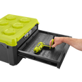 Ryobi LINK 3-Drawer Toolbox, Modular Storage with Extendable Drawers