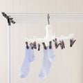 Boxsweden Delicates Clothes Hanger - 16 Peg White PP Sock & Underwear Dryer